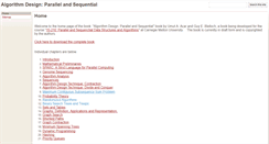 Desktop Screenshot of parallel-algorithms-book.com