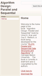 Mobile Screenshot of parallel-algorithms-book.com